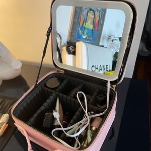 COPY - MAKEUP ORGANIZER W/ LED ADJUSTABLE MIRROR